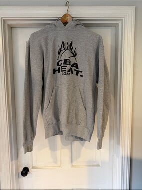 CBA Heat Gray Pullover Hoodie with Black Logo